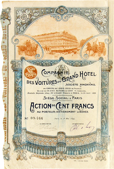 «Cie des Voitures du GrandHôtel»